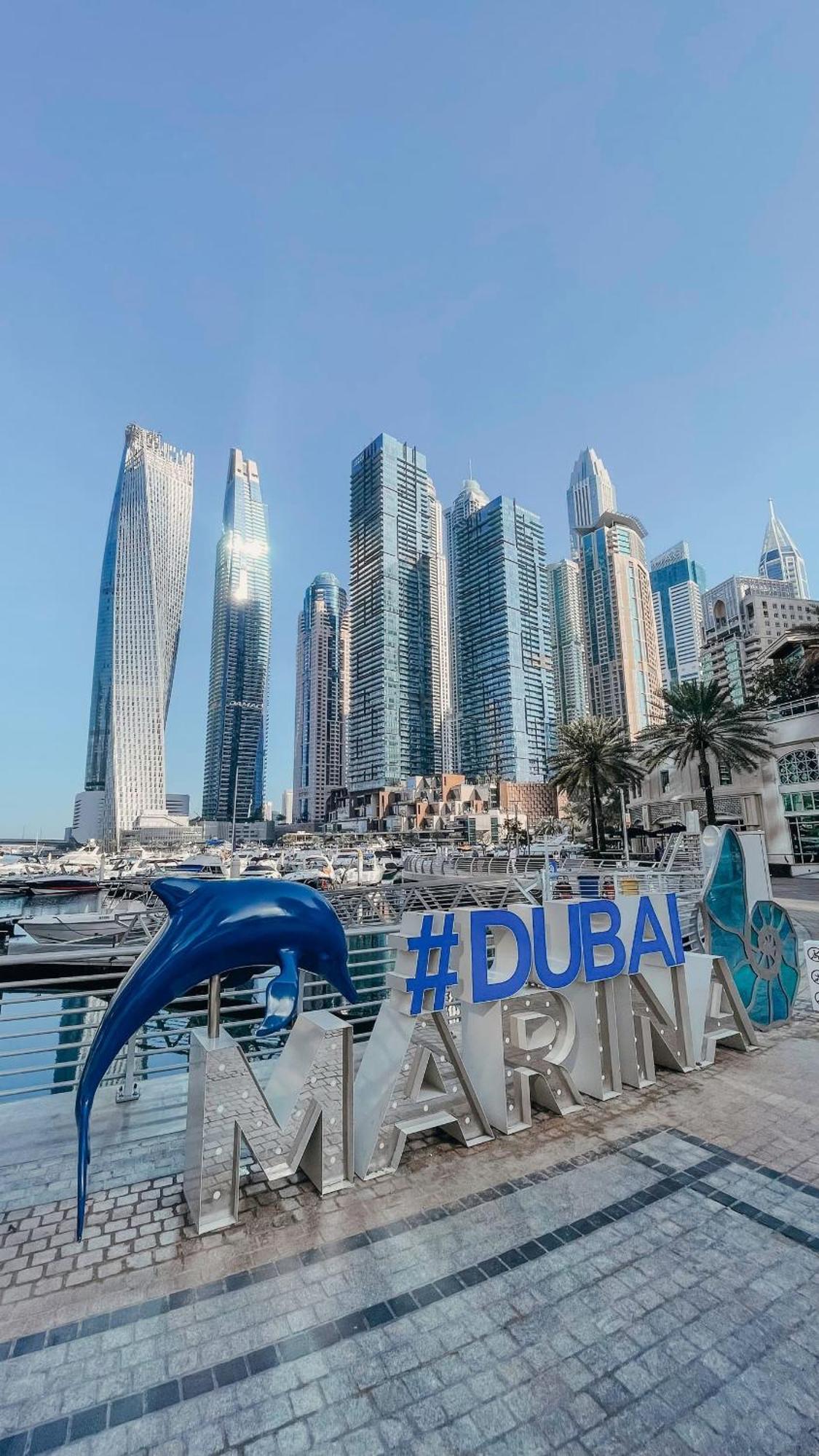 Charming Warm Suite With Amazing Views Of The City Dubai Exterior foto