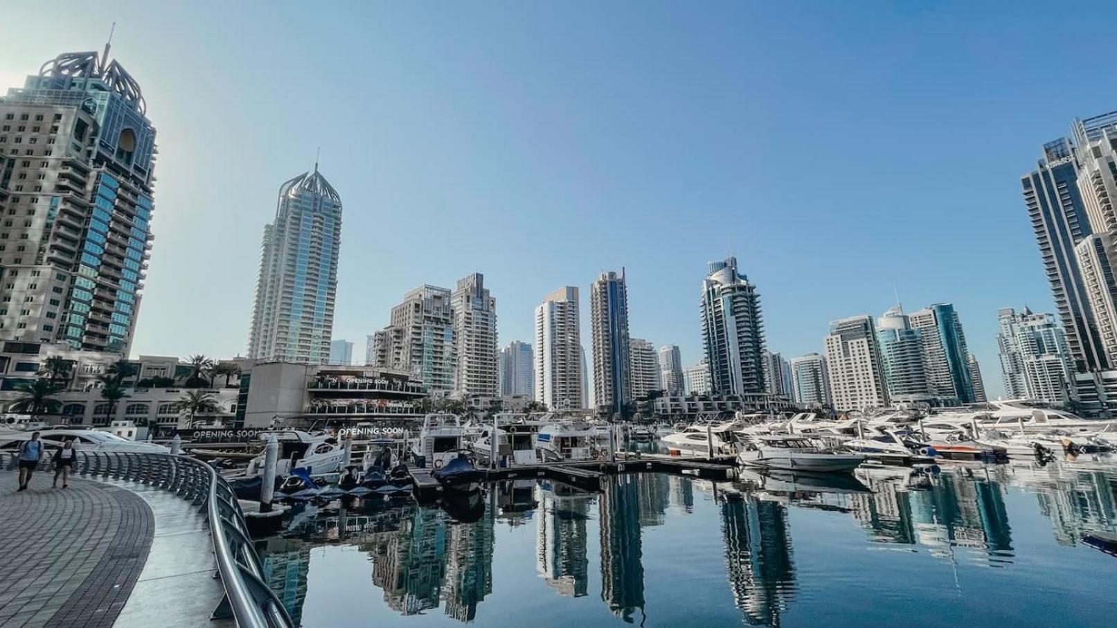 Charming Warm Suite With Amazing Views Of The City Dubai Exterior foto